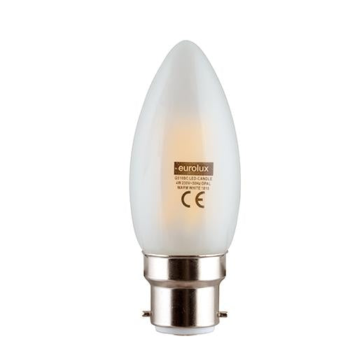 Eurolux - LED Soft Hue Filament Candle B22 4w