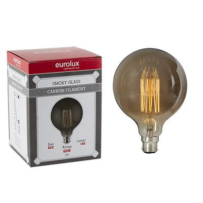 Eurolux - Smokey CB Filament Maxi Globe B22 60w