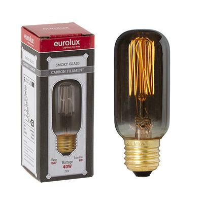 Eurolux - Smokey CB Filament Mini Tubular E27 40w Squirrel Cage