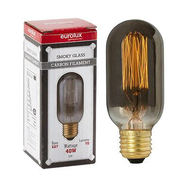 Eurolux - Smokey CB Filament Mini Tubular E27 40w Squirrel Cage