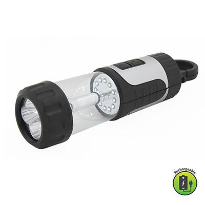 Eurolux - LED Dynamo Torch and Lantern Black