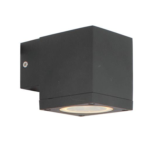 Eurolux - Kube Down or Up Only Wall Light Black