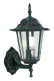 Eurolux - Lantern 6 Panel Up/Facing Verde Green