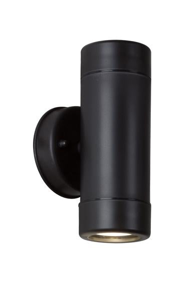 Eurolux - Outdoor Up and Down Wall Light Black