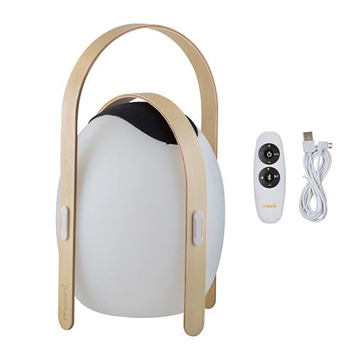 Eurolux - Ovo Speaker Lantern 304mm Wood/Plastic