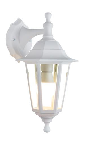 Eurolux - Plastic Lantern 6Panel Down Facing White