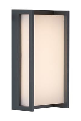 Eurolux - Qubo Outdoor Wall Light 18w Grey