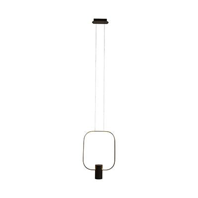 Eurolux - Aurora Square Pendant 230mm Black