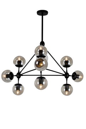 Eurolux - Harrington 10LT Pendant 1050mm Amber Glass