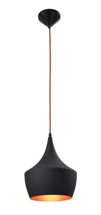 Eurolux - Industria Pendant 240mm Black and Gold