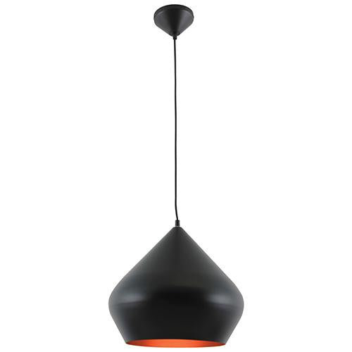 Eurolux - Industria Pendant 350mm Black and Gold