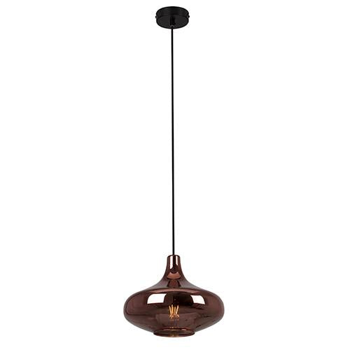 Eurolux - Larissa Pendant 280mm Transparent Copper