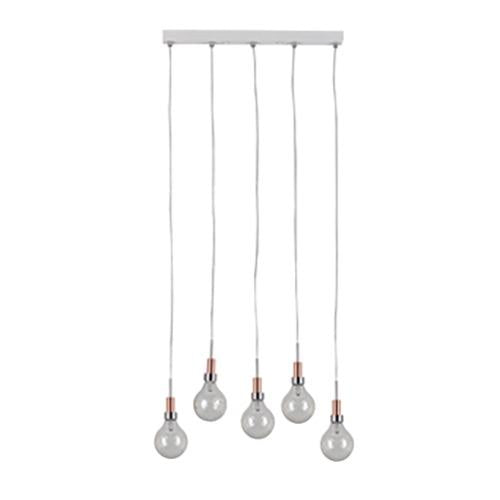 Eurolux - LED 5LT Pendant 550mm White/Copper