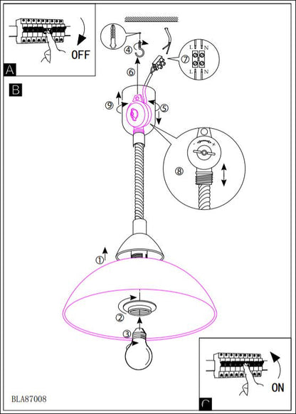 Eurolux Lighting: Pendants Eurolux - Lord2 Pendant 360mm Satin Chrome - Lighting, Lights - P289SC