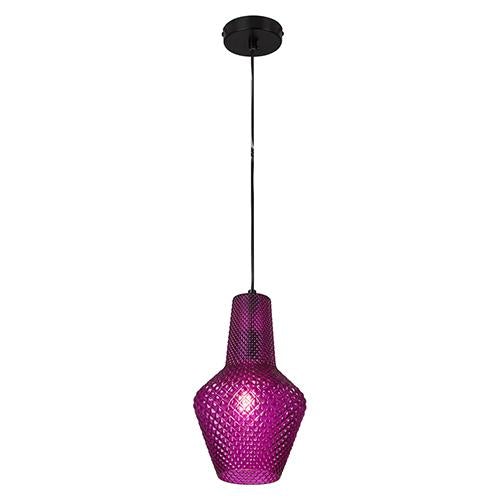 Eurolux - Milano Pendant 180mm Pink Glass