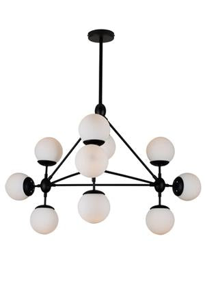 Eurolux - Minsk 10LT Pendant 900mm White Glass