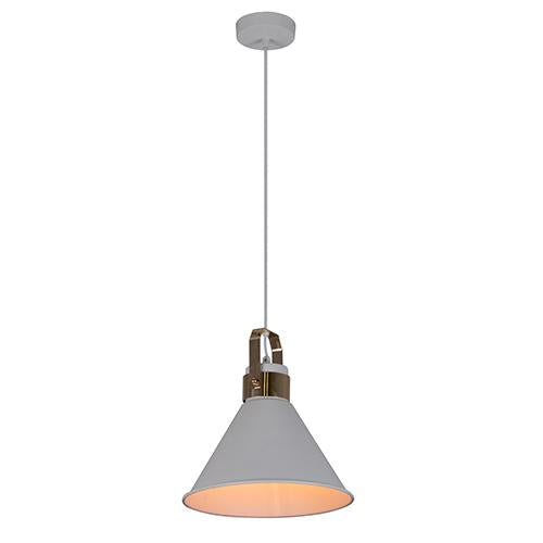 Eurolux - Monroe Pendant 275mm White/Copper