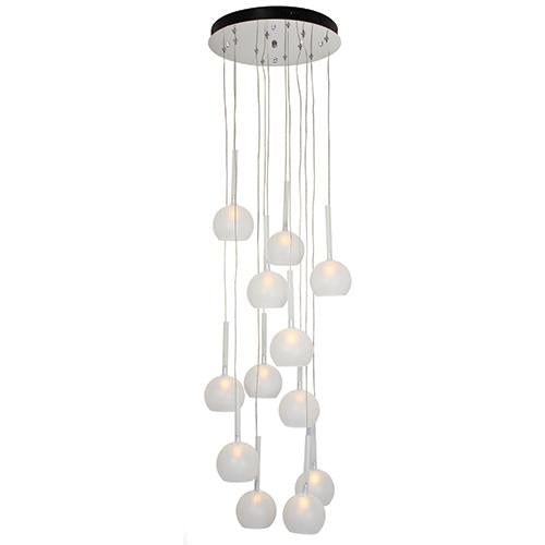 Eurolux - Nebula 12LT Pendant 400mm Frosted Glass