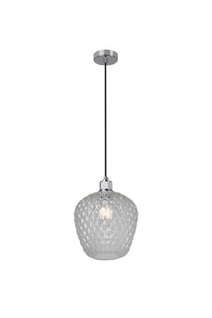 Eurolux - Oslo Pendant 180mm Clear Glass