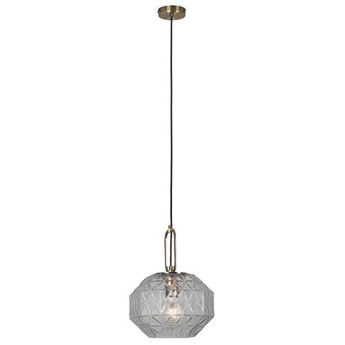 Eurolux - Parma Pendant 260mm Clear Glass