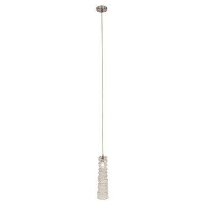 Eurolux - Pendant 100mm Chrome/Clear Glass