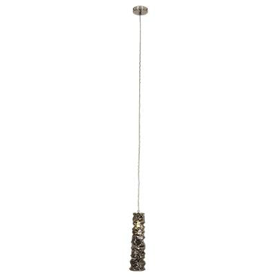 Eurolux - Pendant 100mm Chrome/Smokey Grey Glass