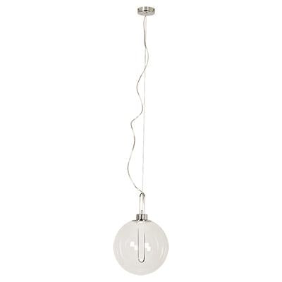 Eurolux - Pendant 300mm Chrome/Clear Glass