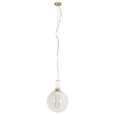 Eurolux - Pendant 300mm French Gold/Clear Glass