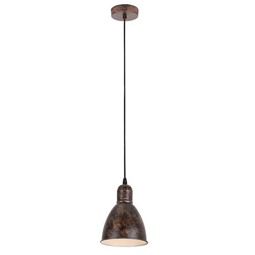 Eurolux - Priddy Pendant 155mm Copper/White