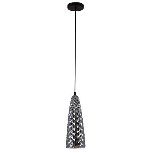 Eurolux - Rhine Pendant 130mm Chrome Glass