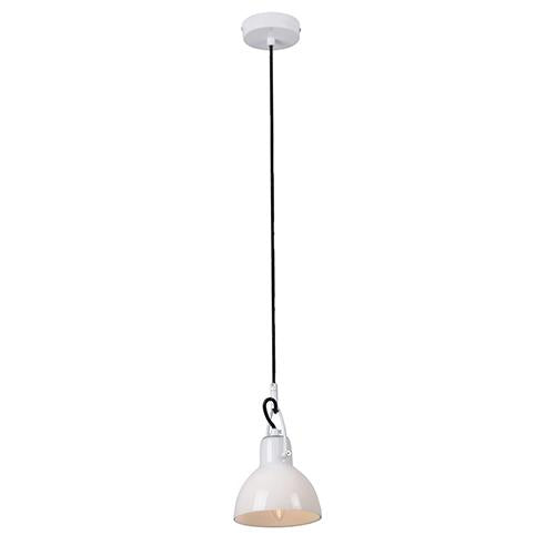 Eurolux - Siena Pendant White with Opal Glass