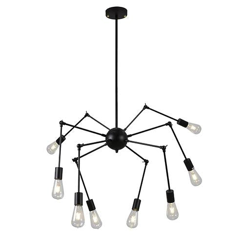 Eurolux - Spider 8LT Pendant 900mm Black