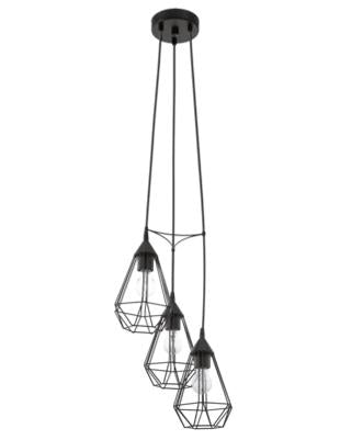 Eurolux - Tarbes 3LT Pendant 310mm Black