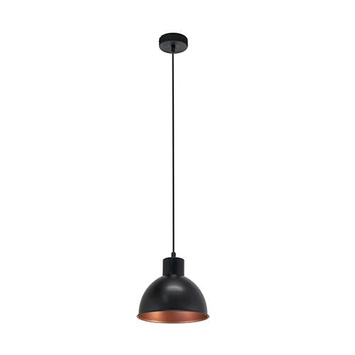 Eurolux - Truro1 Pendant Black/Copper