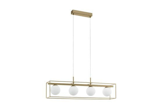 Eurolux - Vallaspra 4LT Pendant 910mm Champagne