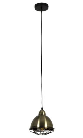 Eurolux - Vibrato Pendant 205mm Antique Brass