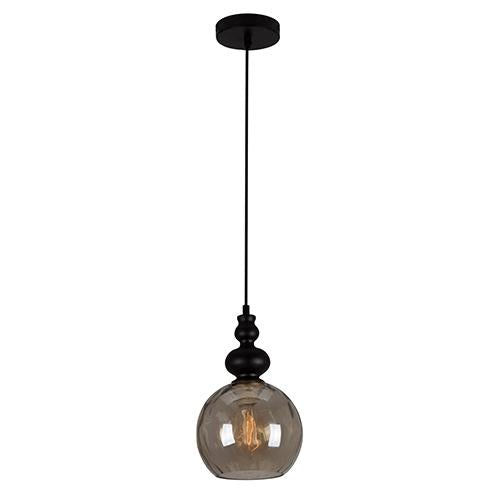 Eurolux - Victoria Pendant 190mm Amber Glass