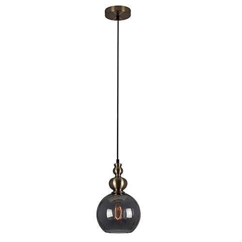 Eurolux - Victoria Pendant 190mm Smokey Glass