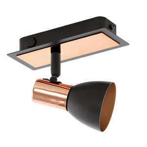 Eurolux - Barnham LED 1LT Spotlight 145mm Black/Copper