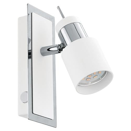 Eurolux - Davida LED 1LT Spotlight 70mm White/Chrome