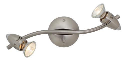 Eurolux - Magnum Bar 2LT Spot Light 370mm Satin Chrome