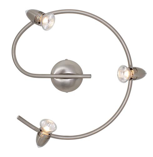 Eurolux - Magnum Spiral 3LT Spot Light 300mm Satin Chrome
