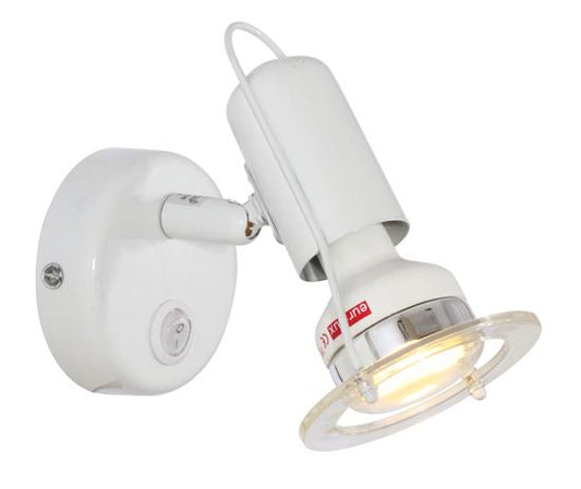 Eurolux - Mini (Discontinued) 1LT R50 Spotlight and Switch 90mm White