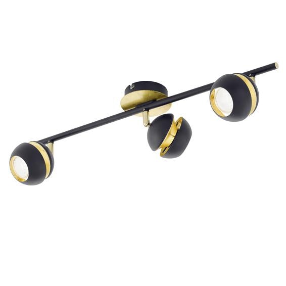 Eurolux - Nocito LED 3LT Spotlight 635mm Black and Gold