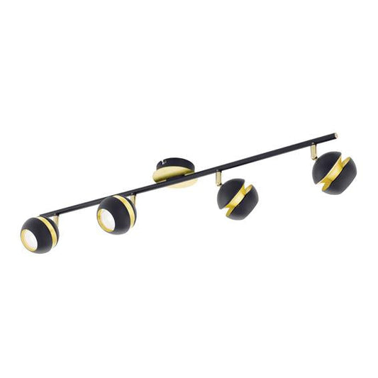 Eurolux - Nocito LED 4LT Spotlight 840mm Black and Gold