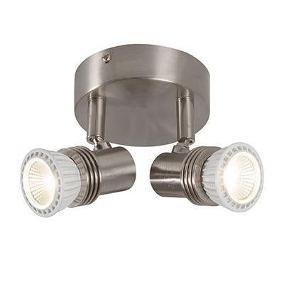 Eurolux - Sahara 2LT Spot Light 100mm Satin Chrome