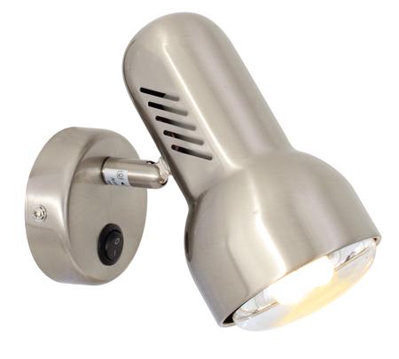 Eurolux - Turbo 1LT R80 Spot Light & Switch Satin Chrome