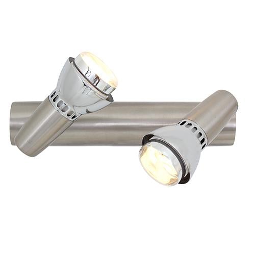 Eurolux - Zap 2LT Spot Light Satin Chrome