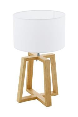 Eurolux - Chietino1 Table Lamp 260mm Wood/White
