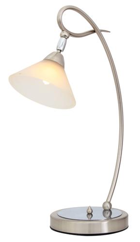Eurolux - Martini Twist Table Lamp 130mm Satin Chrome